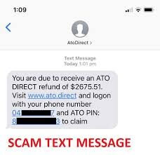 ATO SMS SCAM ALERT